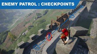 Unreal AI Patrol - Wait at Checkpoints - UE4 Tutorials #220