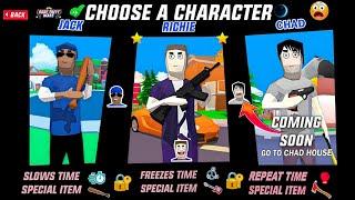 DUDE THEFT WARS - All Characters UnlockedThis New Update | Unlock [RICHIE & CHAD] Full Episode Game