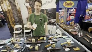 The 2024 Blade Show Booth of Helle Knives, "For a Life Outdoors."