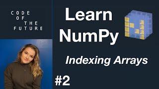 Python NumPy Tutorial for Beginners #2 - Indexing Arrays