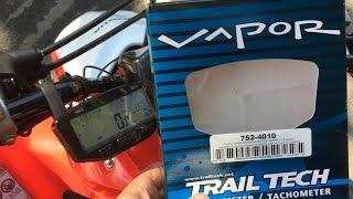 Vapor Trail Tech Speedometer Review TRX Honda 450R Install