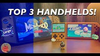 My Top 3 Handhelds: Miyoo Mini, Switch Lite, and Lenovo Legion Go!