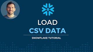 Load CSV data to create a new table in Snowflake