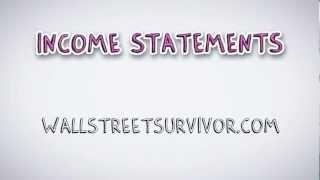 What are Income Statements | by Wall Street Survivor
