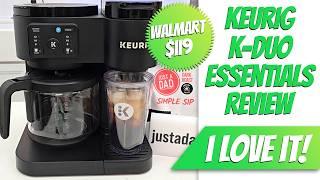 NEW! Walmart Keurig K-Duo Essentials Single-Serve K-Cup Pod Coffee Maker & Carafe REVIEW