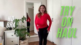 TRY ON HAUL I NO BRA I TRANSPARENT DRESS I BY ALESHA