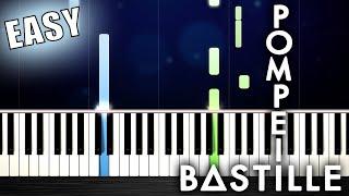 Bastille - Pompeii - EASY Piano Tutorial by PlutaX