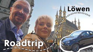 Roadtrip nach Löwen  mit dem Fiat 500e – E-Auto Langstreckentest!  #EMobilität #Fiat500e