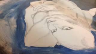 Painting process by Clavel Ambrosio