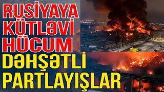 Rusiyaya kütləvi hücum-Dəhşətli partlayışlar oldu - Gündəm Masada - Media Turk TV