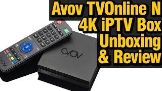 Avov TVOnline N, 4K, iPTV Set-top Box - Full Unboxing and Review