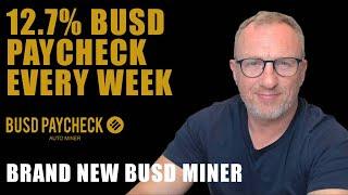 BUSD Paycheck - The Brand New BUSD Crops Farmer Killer | BUSD Auto Mining Paying Out 12.7% Weekly
