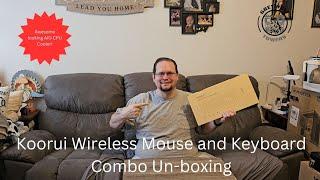 Koorui Wireless Mouse and Keyboard Combo Un-boxing