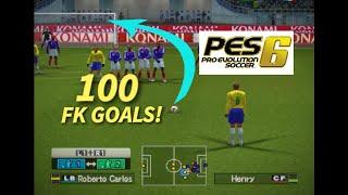 PES 6 | MEGA COMPILATION -  FREE KICK GOALS  TIROS LIBRES #pes #efootball #football