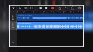 КАК ЗАПИСАТЬ ПЕСНЮ НА ТЕЛЕФОНЕ В GarageBand ч. №2