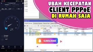 Cara Upgrade / Downgrade Speed Client PPPoE dari Server Saja
