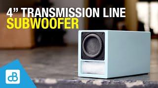 Building a 4" Transmission Line Subwoofer - by SoundBlab