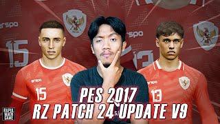 PES 2017 NEW RZ PATCH 2024 UPDATE V.9 - RZ PATCH SEASON 2024/2025 - PES 2017 PC GAMEPLAY