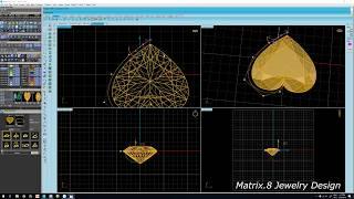 How to make 3D gemvision jewelry design matrix 8.. PART.1