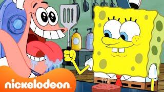 SpongeBob Cookin' on the Grill for 10 Minutes!  | Nickelodeon UK