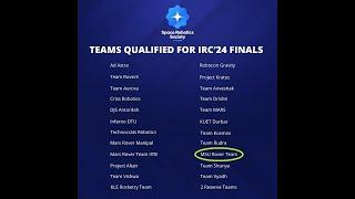 WE QUALIFIED FOR THE IRC 2024 FINALS.