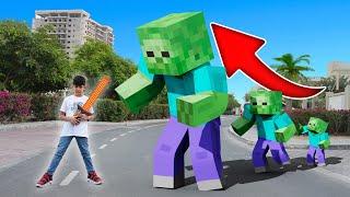 Jason Speedrunner vs Giant Herobrine Hunter - Minecraft Animation