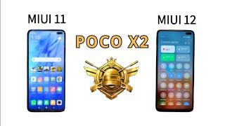 POCO X2 PUBG Battery Drain and Heating Test | MIUI 11 vs MIUI 12 [EU]