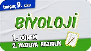 9.Sınıf Biyoloji 1.Dönem 2.Yazılıya Hazırlık  #2025