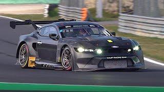 2025 Ford Mustang GT3 feat. unrestricted exhaust sounds amazing Testing flat-out at Monza circuit!