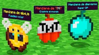 Paso MINECRAFT pero HAY MANZANAS de CUALQUIER BLOQUE  RETO INVICTOR #14