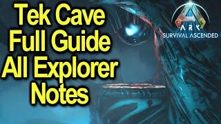 Tek Cave Full Guide | All Explorer Notes and Tips | Ark Ascended