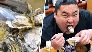 Eating Endless Oysters with Young Sumo Wrestlers