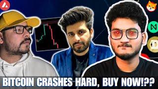 BITCOIN CRASHES TO $95K - TIME TO BUY?| CRYPTO MARKET REASON | @theblockvlog @LearnWithRonyKapoor