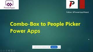 Looking to add a People Picker in PowerApps?