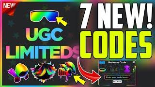 *NEW* ALL WORKING CODES FOR UGC LIMITED IN SEPTEMBER 2024! ROBLOX UGC LIMITED CODES