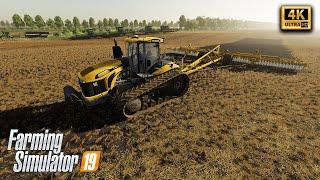 Лущение стерни на Challenger MT875E 600 сил! Новгородовка FS19