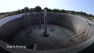 Premium concrete repair in biogas plants - Sustainable solutions with sprayable surface coatings