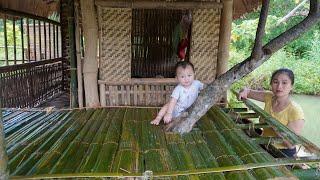 FULL VIDEO: 300-Day Journey - Single Mother Builds Bamboo House, Harvests, Goes to Market