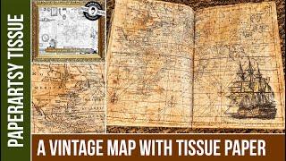 A Vintage Map by Scrapcosy - PaperArtsy - Scrapcosy - November 2023 release