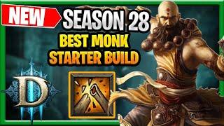 Diablo 3 New Season 28 Best Monk Starter Build Patterns of Justice Tempest Rush Monk Diablo 3