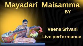 Live performance Dr Reddy 's award Night #Maayadarimysamma #veenasrivani #veena