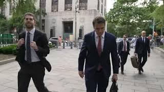 Todd Blanche, Trump's Lawyer, Leaving NYC Court, First Day of Jury Deliberations