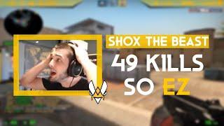 SHOX WENT GODMODE AND GOT 49 KILLS! | shox stream CSGO highlights #1