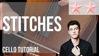 SUPER EASY: How to play Stitches by Shawn Mendes on Cello (Tutorial)