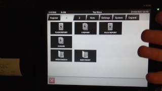 Casio v-100 & v-r200 epos system how to take x reports