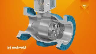 Mokveld - Product animation - Axial control valve