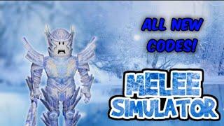 ALL NEW! CODES IN MELEE SIMULATOR!! 2021