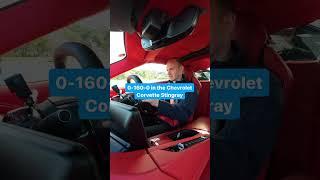 Watch to see how long it takes the Chevrolet Corvette Stingray to go 0-160-0. #carsales #Chevrolet