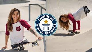 Kanya broke an amazing skating record! | Guinness World Records