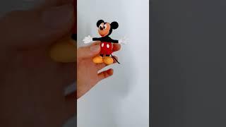 Микки Маус  Mickey Mouse из воздушного пластилина